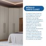 Guarda Roupa Modulado de Canto Closet Elegance - 10