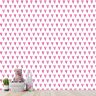Papel de Parede Adesivo Corações Rosa Aquarelado 12m - 3