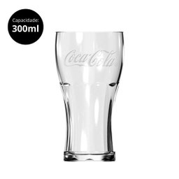 Copo Coca Cola Vidro Transparente 300ml - Nadir - 5