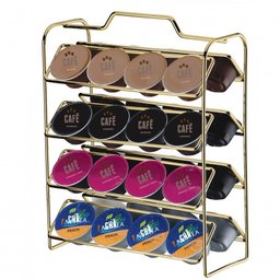 Organizador Porta Cápsulas de Café Compatível com Dolce Gusto Dourado Future 1145dd - 1