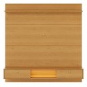 Ver imagem 2 de Painel para TV 60 pol com Bancada Suspensa 160cm Turquia C04 Naturale - Lyam Decor