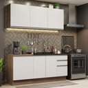 Ver imagem 1 de Cozinha Completa 180005 Com Armário E Balcão Rustic/branco