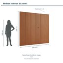 Ver imagem 3 de Painel Prime 231x218 cm Incolar Cedro