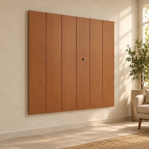Painel Prime 231x218 cm Incolar Cedro