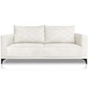 Ver imagem 1 de Sofa Nori 2 Lugares Pes de Ferro 160cm Linho Boucle 3300 Ezz