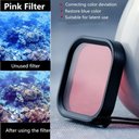 Ver imagem 6 de Filtro de Mergulho Vermelho Claro para Câmeras Gopro Hero 8