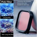 Ver imagem 5 de Filtro de Mergulho Vermelho Claro para Câmeras Gopro Hero 8