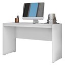 Ver imagem 2 de Mesa Computador Escrivaninha Escritório Meta Branco Caemmun