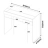 Escrivaninha Minimalista e Compacta 1 Gaveta Cooler Artely Pinho para Home Office - 13