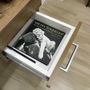 Ver imagem 5 de Escrivaninha Minimalista e Compacta 1 Gaveta Cooler Artely Pinho para Home Office