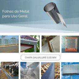 Bobina Chapa Galvanizada 30 Cm X 25 M Calha Rufo - 4