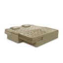 Ver imagem 3 de Sofá Cama King 5 Lugares 2,70m Alice Suede Bege Adonai Estofados