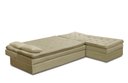 Ver imagem 4 de Sofá Cama King 5 Lugares 2,70m Alice Suede Bege Adonai Estofados