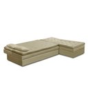 Ver imagem 4 de Sofá Cama King 5 Lugares 2,70m Alice Suede Bege Adonai Estofados