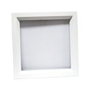 Ver imagem 2 de Plafon Square para 6 Lâmpadas e-27 Moldura com Recuo Inclinado Branco Itamonte Iluminação