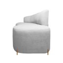 Ver imagem 6 de Sofá Namoradeira 2 Lugares Grécia Conceito Orgânico 200cm Bouclê Cinza Sofa Store