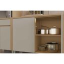 Ver imagem 7 de Cozinha Modulada Nesher Condessa Balcão C/ Tampo Condessa C/ 2 Portas 120cm Carvalho/cinza - Nesher
