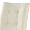 Ver imagem 4 de Cadeira Omega Cores Neutras Revestida com Tecido Lindo para Sala de Jantar ou Cozinha