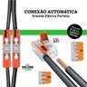 Kit 40 Conector Wago Emenda 2 Fios Mod. 221-612 - 6