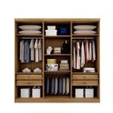 Ver imagem 4 de Guarda-Roupa New Vértice 4 Gavetas Cumaru Novo Horizonte
