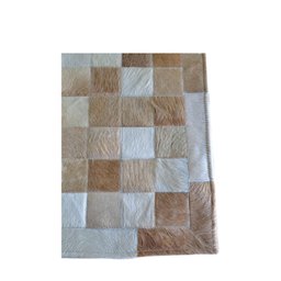 Tapete de Couro Natural Premium Bege 2,00 X 1,50 M - 2
