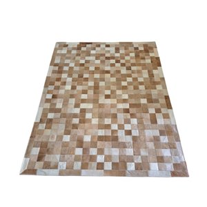 Tapete de Couro Natural Premium Bege 2,00 X 1,50 M
