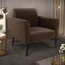 Ver imagem 2 de Kit 2 Poltronas Pés Villach Marisa Suede