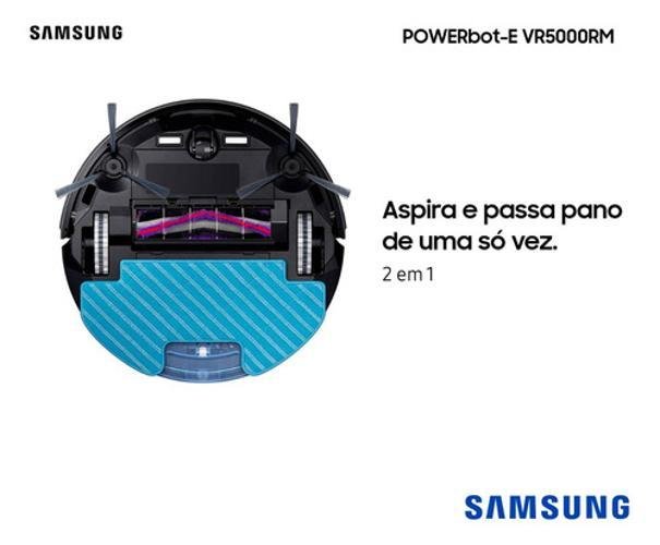 Robô Aspirador Samsung Wifi Varre, Passa Pano, Retorna Base - 4