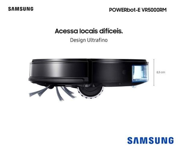 Robô Aspirador Samsung Wifi Varre, Passa Pano, Retorna Base - 5