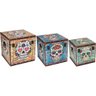 Skull Caixa Organizadora 33x34,5x34,5cm Mdf Color 3pç Bau - 4
