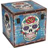 Skull Caixa Organizadora 33x34,5x34,5cm Mdf Color 3pç Bau - 5