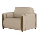 Ver imagem 6 de Poltrona Decorativa 98cm Aaron Linho Bege - Sallar Home
