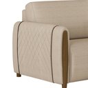 Ver imagem 5 de Poltrona Decorativa 98cm Aaron Linho Bege - Sallar Home