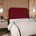 Ver mais imagens de Cabeceira Casal 140 Cm com Frame Alana Suede Vinho Artte