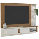 Ver imagem 2 de Painel Tv 72 Pol 200cm Suspenso Ajax Cinamomo/off White A09 - Mpozenato