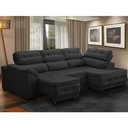 Ver imagem 1 de Estofado Luizze Canto 2,50x1,50m C/chaise Jandaia