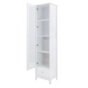 Ver imagem 7 de Cristaleira 1 Porta Vidro 1 Gaveta 180x43 Cm E962 Branco Dtall