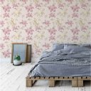 Ver imagem 2 de Papel de Parede Decorativo Floral 2 Tons Pintura a Óleo 3,0m