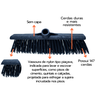 Vassoura Multiuso Doméstica Original Cerdas Nylon Piaçava - Brovália - 3