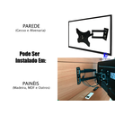 Ver imagem 6 de Suporte para TV Articulado LCD LED Plasma 17" a 42" Samsung Lg Universal 32 40 42 Polegadas