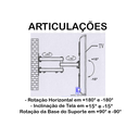 Ver imagem 4 de Suporte para TV Articulado LCD LED Plasma 17" a 42" Samsung Lg Universal 32 40 42 Polegadas