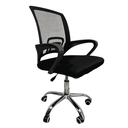 Ver imagem 2 de Cadeira Executiva Ergonômica de Escritório Cadeira de Mesa Preta Diretor Mesh NR17 Ajustável