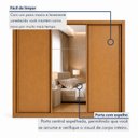 Ver imagem 5 de Guarda Roupa Casal com Espelho 3 Portas de Correr e 6 Gavetas 242cm Premium Jade
