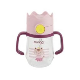 Copo de Transição com Canudo 240 Ml Milky - Clingo - 2