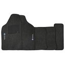 Ver imagem 1 de Jogo de Tapete Automotivo Carpete Gol G4 2006 À 2014 Soft Logo Bordado Grafite 5 Peças S/m Soft Graf