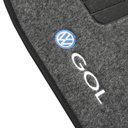 Ver imagem 6 de Jogo de Tapete Automotivo Carpete Gol G4 2006 À 2014 Soft Logo Bordado Grafite 5 Peças S/m Soft Graf