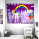 Ver imagem 1 de Cortina Quarto de Bebê ou Infantil Unicórnio