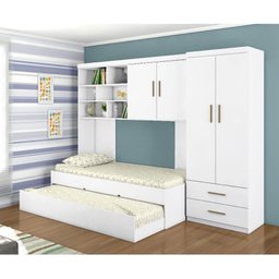 Quarto Infantil Completo Chiara - Branco - 1