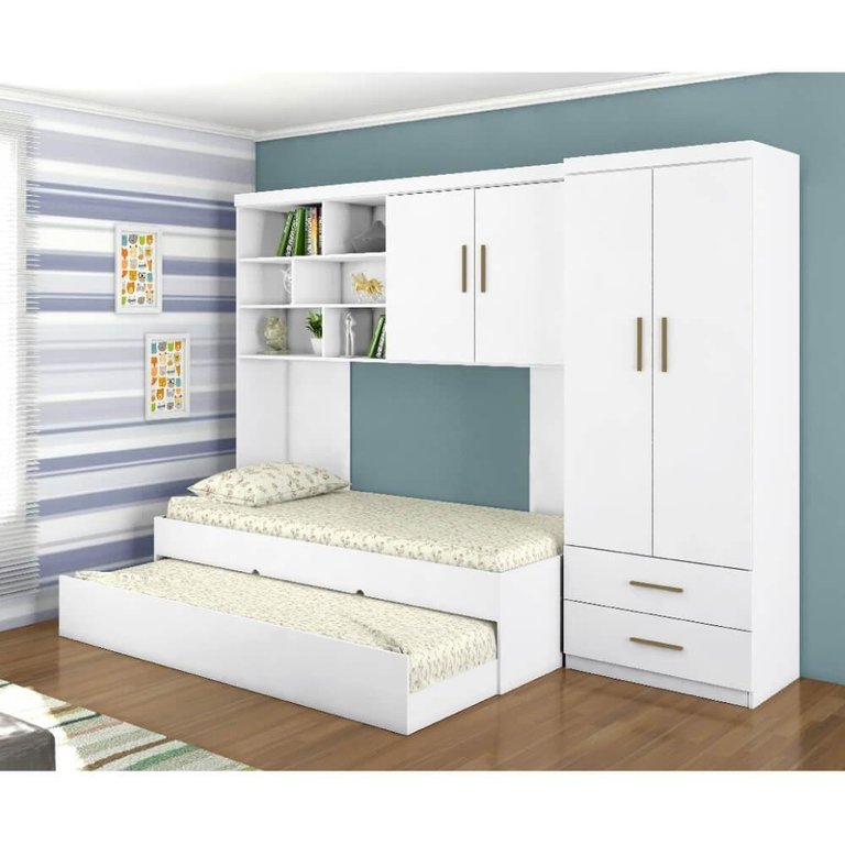 Quarto Infantil Completo Chiara - Branco