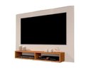 Ver imagem 1 de Painel Suspenso Home Tv até 47 Polegadas 2 Nichos Ipanema:off White/nature
